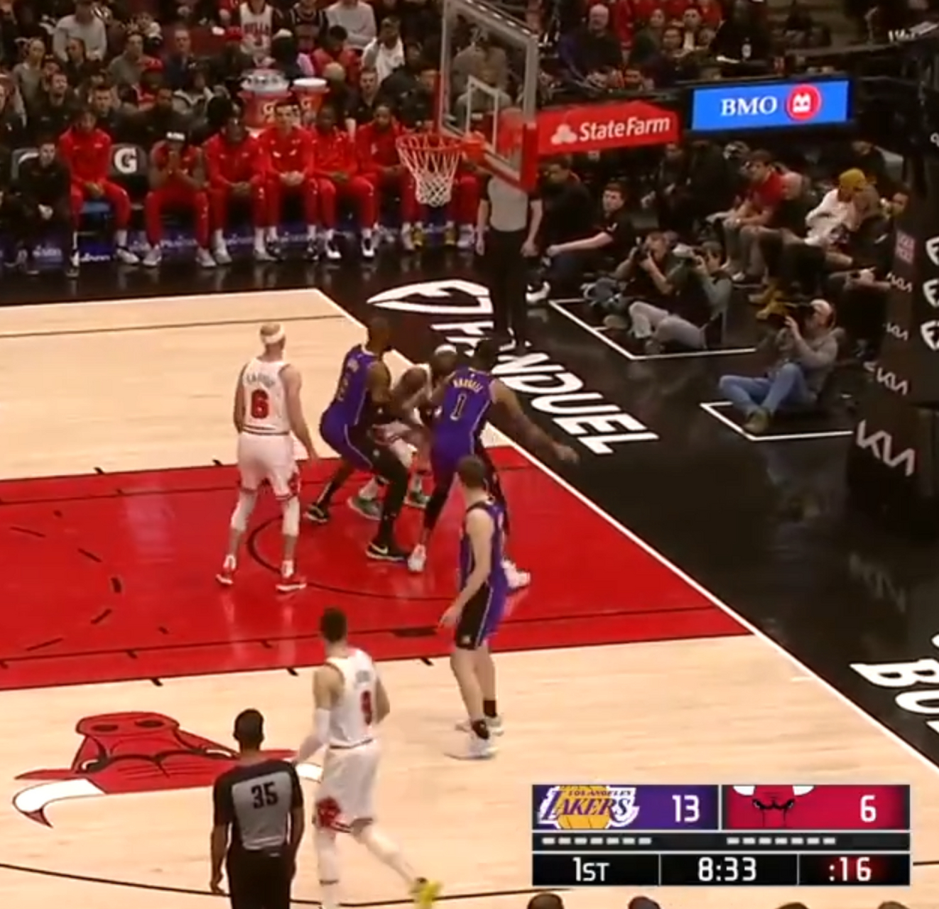 湖人碾压阿根廷男篮，贝弗利制霸全场